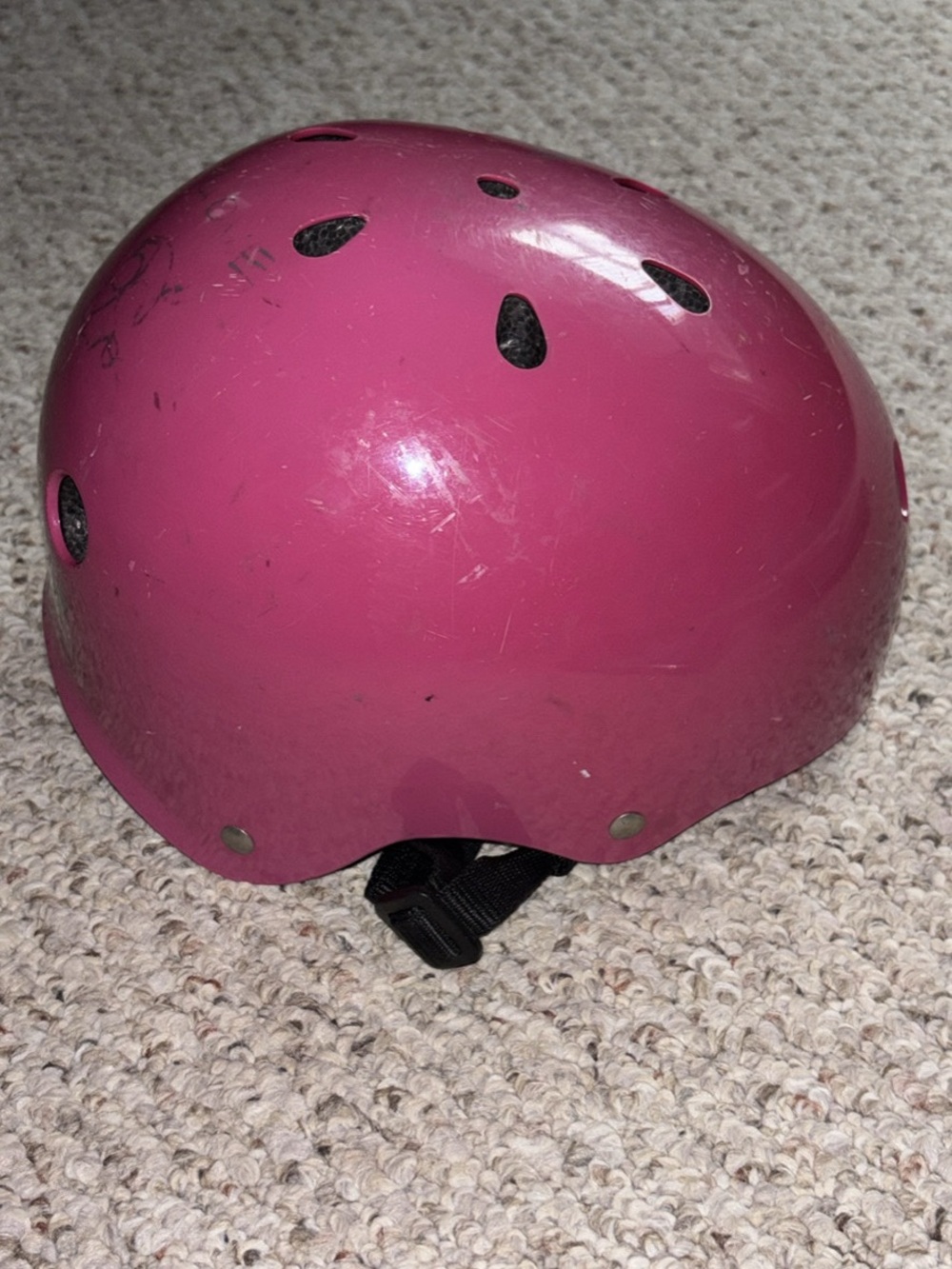 Kids Pink Safety Helmet - Youth Protective Helmet